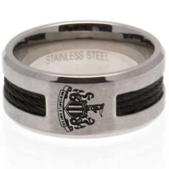 Newcastle United prsten Black Inlay Medium