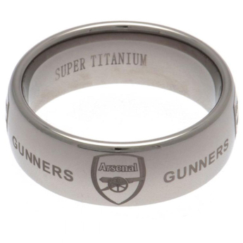 FC Arsenal prsten Super Titanium Medium