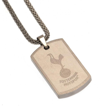 Tottenham Hotspur řetízek na krk se psí známkou con Dog Tag & Chain