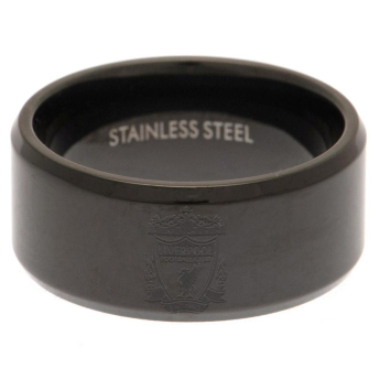 FC Liverpool prsten Black IP Ring Small