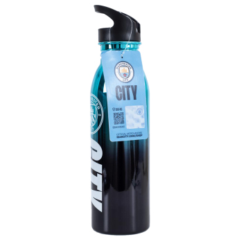 Manchester City láhev na pití UV Metallic Drinks Bottle