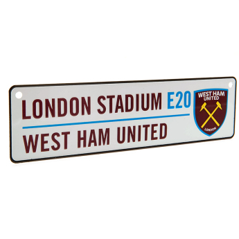West Ham United cedule na okno Window Sign