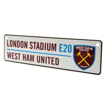 West Ham United cedule na okno Window Sign