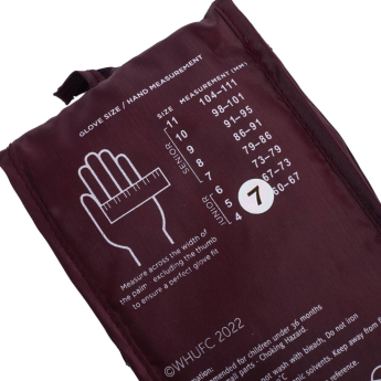 West Ham United dětské brankářské rukavice Yths DT 79-86mm palm width