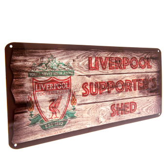 FC Liverpool cedule na zeď Shed Sign