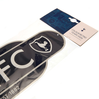Tottenham Hotspur cedule na zeď Colour Retro Sign