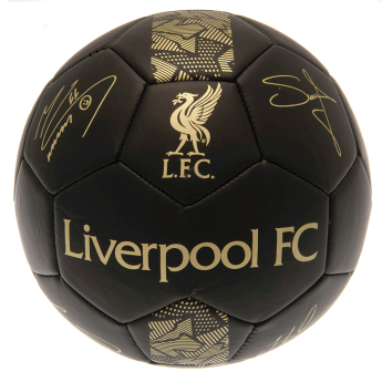 FC Liverpool fotbalový míč Signature Gold PH - size 5