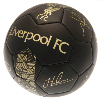 FC Liverpool fotbalový míč Signature Gold PH - size 5