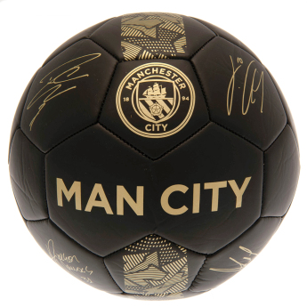 Manchester City fotbalový míč Signature Gold PH - size 5