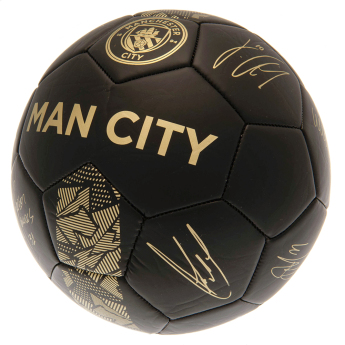 Manchester City fotbalový míč Signature Gold PH - size 5