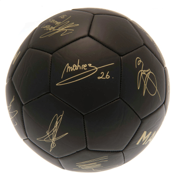 Manchester City fotbalový míč Signature Gold PH - size 5