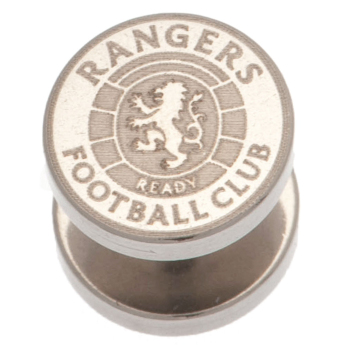 FC Rangers náušnice Ready Crest Stainless Steel Stud Earring