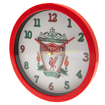 FC Liverpool nástěnné hodiny Wall Clock white