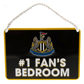 Newcastle United značka do ložnice Bedroom Sign No1 Fan