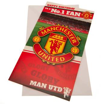 Manchester United blahopřání Birthday Card No 1 Fan