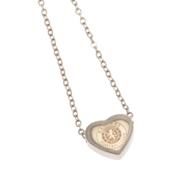FC Rangers přívěšek na krk Stainless Steel Heart Necklace