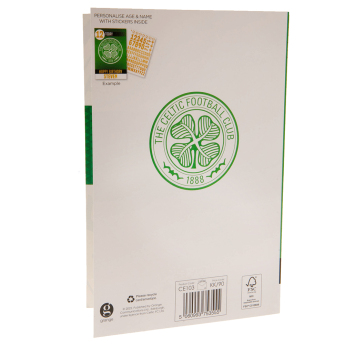 FC Celtic narozeninové přání se samolepkami To a No.1 Celtic Fan! Have an amazing day