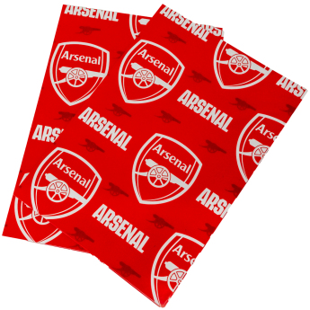 FC Arsenal balící papír 2 pcs Text Gift Wrap