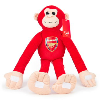 FC Arsenal plyšová opice Hanging red