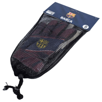 FC Barcelona dětské brankářské rukavice Fuse Goalkeeper Gloves Kids 67-73mm palm width
