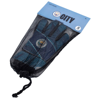 Manchester City dětské brankářské rukavice Fuse Goalkeeper Gloves Kids 67-73mm palm width