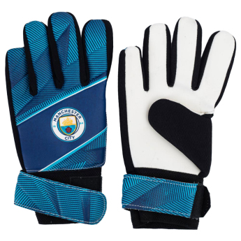 Manchester City dětské brankářské rukavice Fuse Goalkeeper Gloves Yths 79-86mm palm width