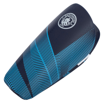 Manchester City dětské fotbalové chrániče Fuse Shin Pads Youths 10 to 12 years