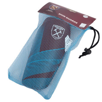 West Ham United dětské fotbalové chrániče Fuse Shin Pads Youths 10 to 12 years