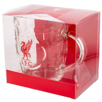 FC Liverpool pivní sklenice logo
