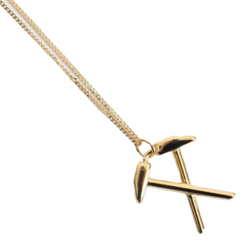 West Ham United řetízek na krk s přívěškem 18ct Gold Plated on Silver