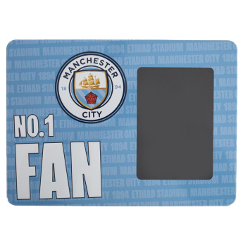 Manchester City rámeček na fotografii No1 Fan 12cm x 8.5cm