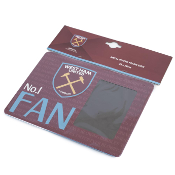 West Ham United rámeček na fotografii No1 Fan 12cm x 8.5cm