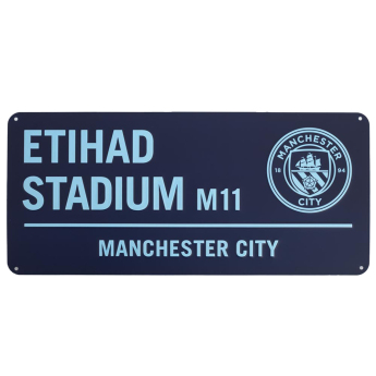 Manchester City cedule na zeď Two Tone Street