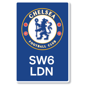 FC Chelsea LED cedule Portrait LED Crest Sign