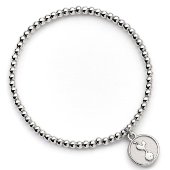 Tottenham Hotspur náramek Silver Finish Bead