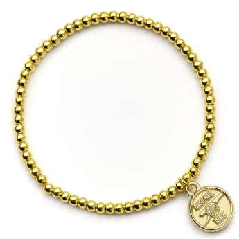 FC Arsenal náramek Gold Finish Bead