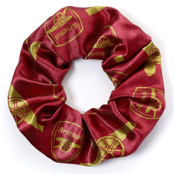 FC Arsenal gumička do vlasů colourful satin