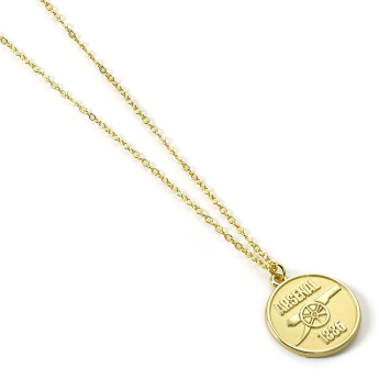 FC Arsenal přívěšek na krk Gold Finish Crest Necklace