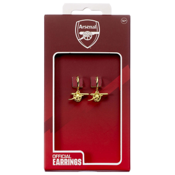 FC Arsenal náušnice Gold Finish Cannon Hoop
