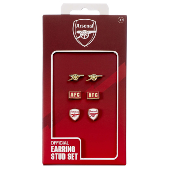 FC Arsenal sada náušnic three unique designs