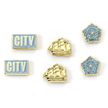 Manchester City sada náušnic three unique designs