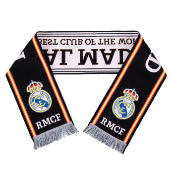 Real Madrid zimní šála Best Club In The World black