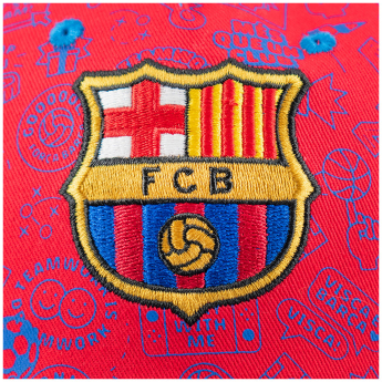 FC Barcelona dětská čepice baseballová kšiltovka graphic patterned