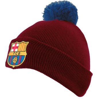 FC Barcelona zimní čepice Red Ski