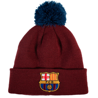 FC Barcelona zimní čepice Red Ski