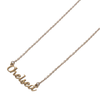 FC Chelsea přívěšek na krk Gold Plated Name Dropper Necklace