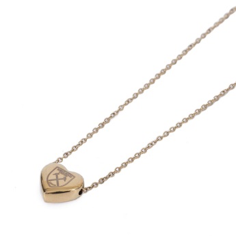 West Ham United přívěšek na krk Gold Plated Heart Necklace