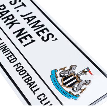 Newcastle United cedule na zeď White Street