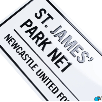 Newcastle United cedule na zeď White Street