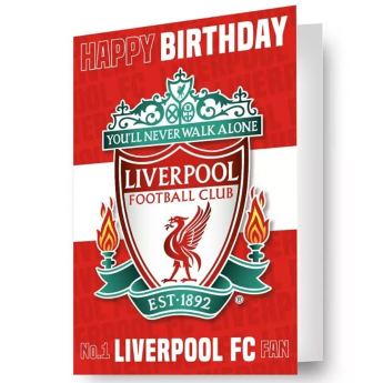 FC Liverpool narozeninové přání 3D Lenticular
